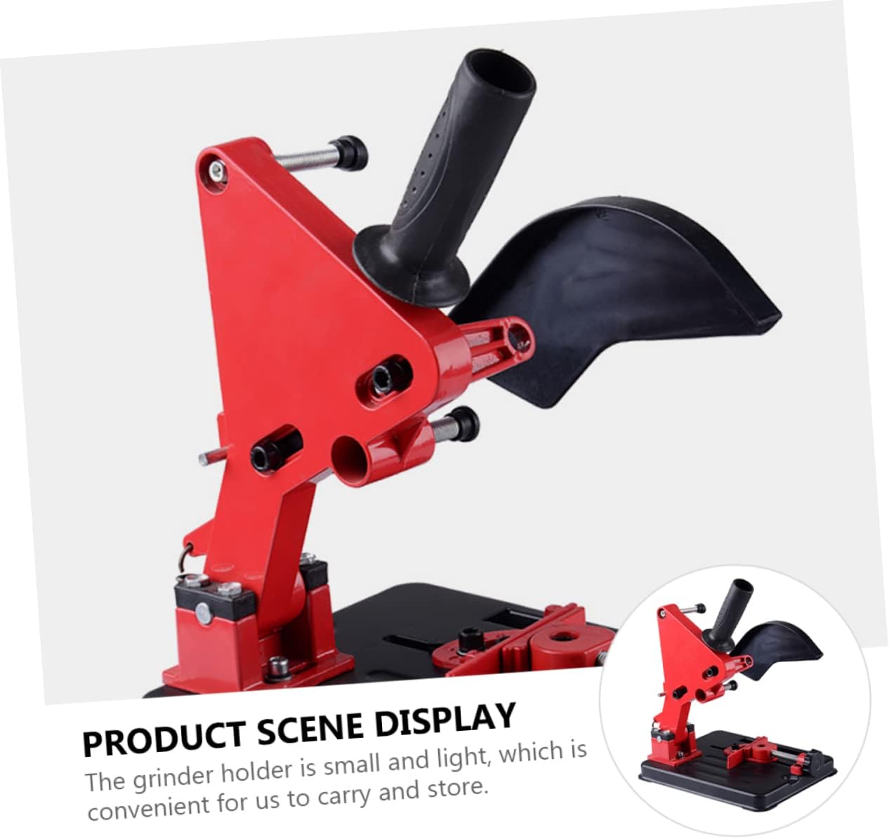 1pc Angle Grinder Stand Grinder Holder Rack Angle Base Cutting Machine Base High Strength Material