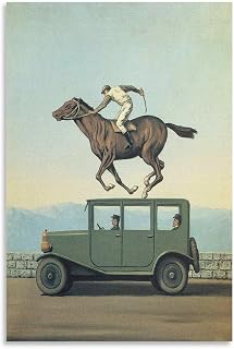 Rene Magritte The Anger of Gods Vintage Painting Picture Print Canvas Poster Wall Paint Art Posters Decor Modern Home Artworks 08x12inch(20x30cm)