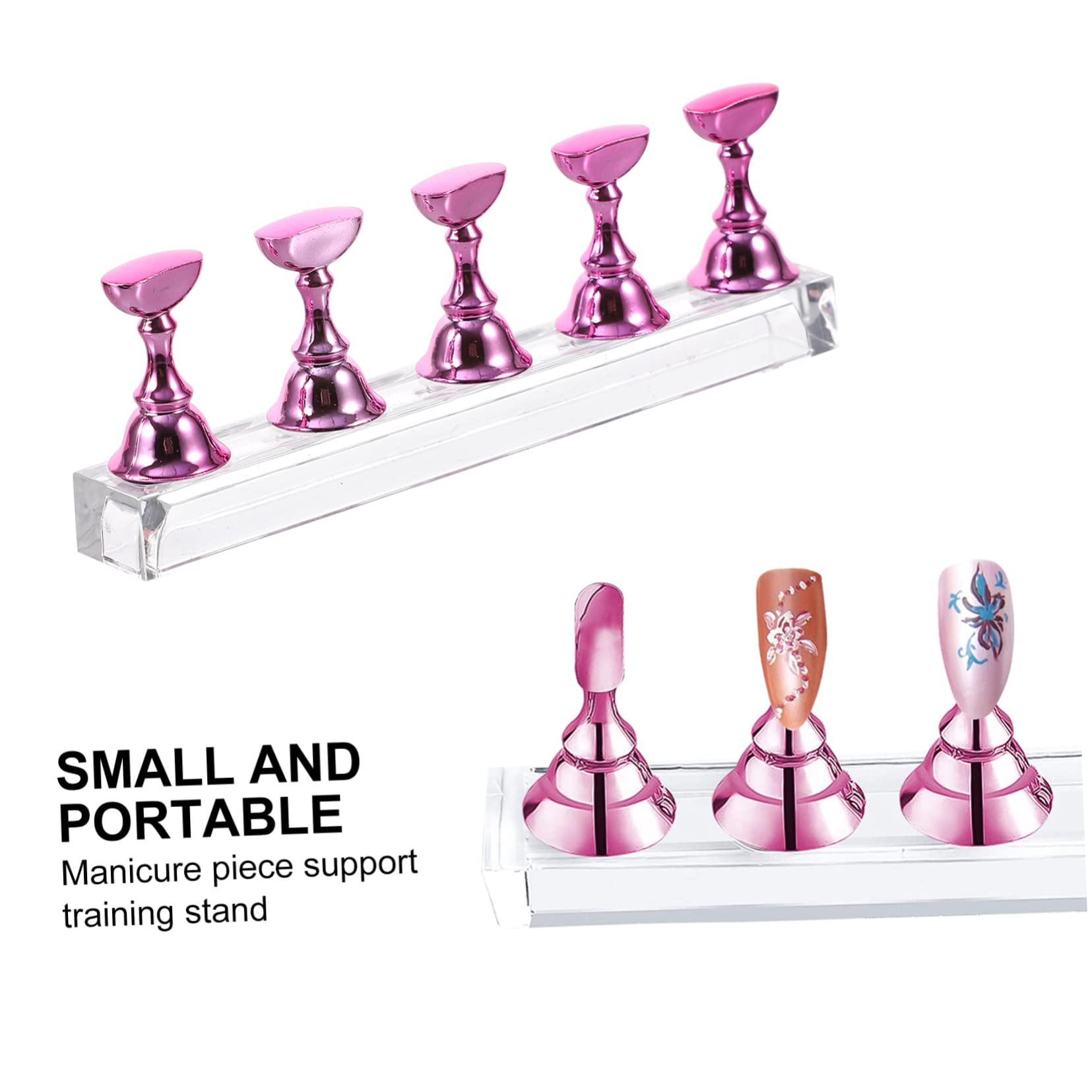 POPETPOP 60pezzi Per Unghie Acrilico Per Allenamento Nail Esposizione Falsi Unghie Per e Appassionati Manicure