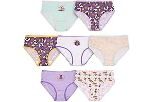 Girls' Wish Cotton 7-Pack Underwear in Size 6