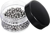 Vista 1 de Hemoton 400 cuentas limpias de acero inoxidable de 0.118 in para jarra de vino, botella de vidrio, jarrón, jarra, bolas de limpieza, esferas