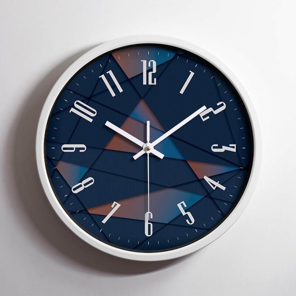 Wall Clock for Kids12 Inch Silent Metal Wall Clocks New Roundquartz Clock Retro Wathces Modern Designsuitable for Living Room