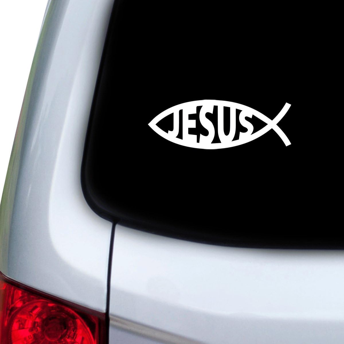 Amazon.com - StickAny Car and Auto Decal Series Jesus Fish Sticker for ...