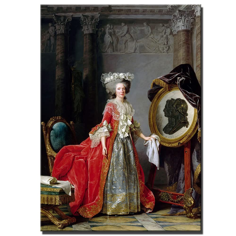 Peintures à l'huile de la Cour Européenne pour décoration murale de salon chic
