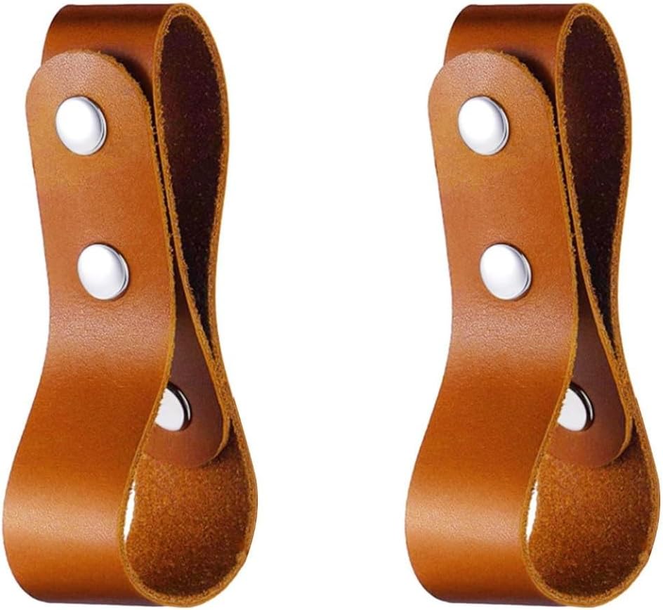 chuanye Leather Whip Holster Bullwhip Holder PU Leather Handmade Belt