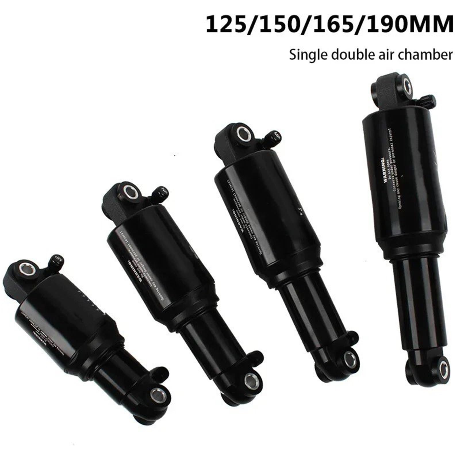 Amortiguador Amortiguadores Amortiguador Trasero A5-RR1 Dual/Solo Air A5 RE Amortiguador Trasero Montaña Con Cámara Aire Doble Presión Simple 125 150 165 190Mm