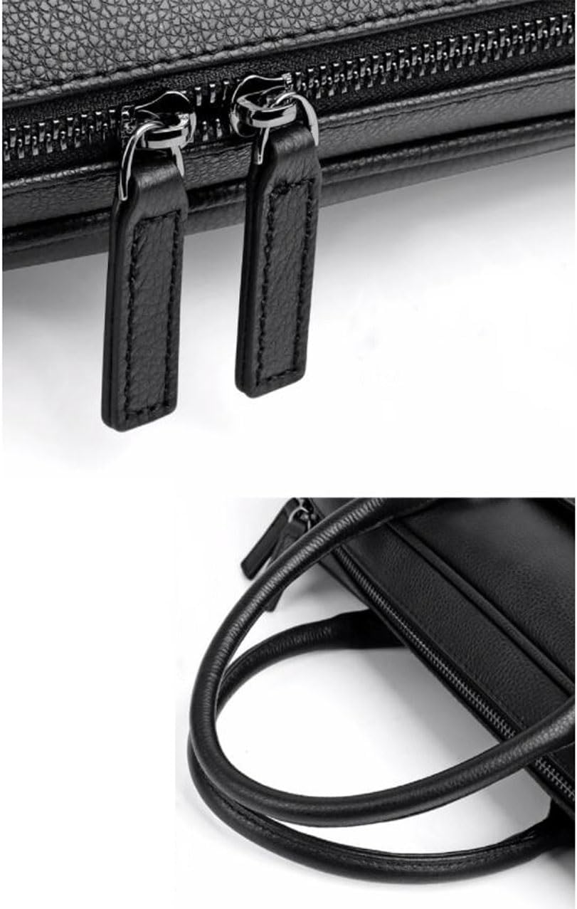 Genuine Leather Handbags Briefcases Mens Messenger Shoulder Bags Laptop Bags Carrying Cases