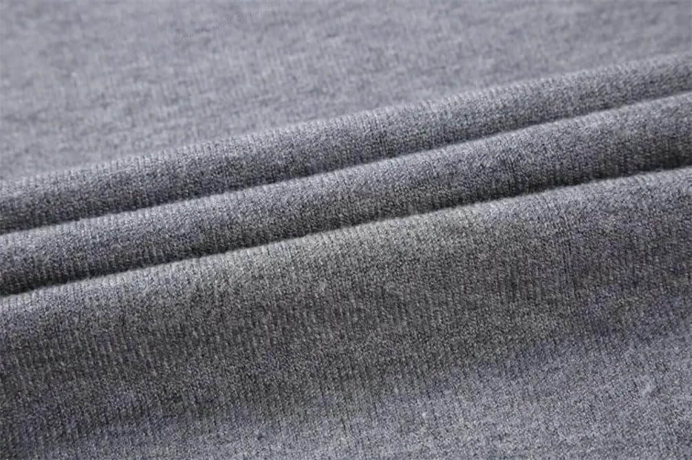 Suéter de punto de cuello alto para hombre, ajuste delgado, manga larga, color liso, ajuste delgado, suéter de cuello alto