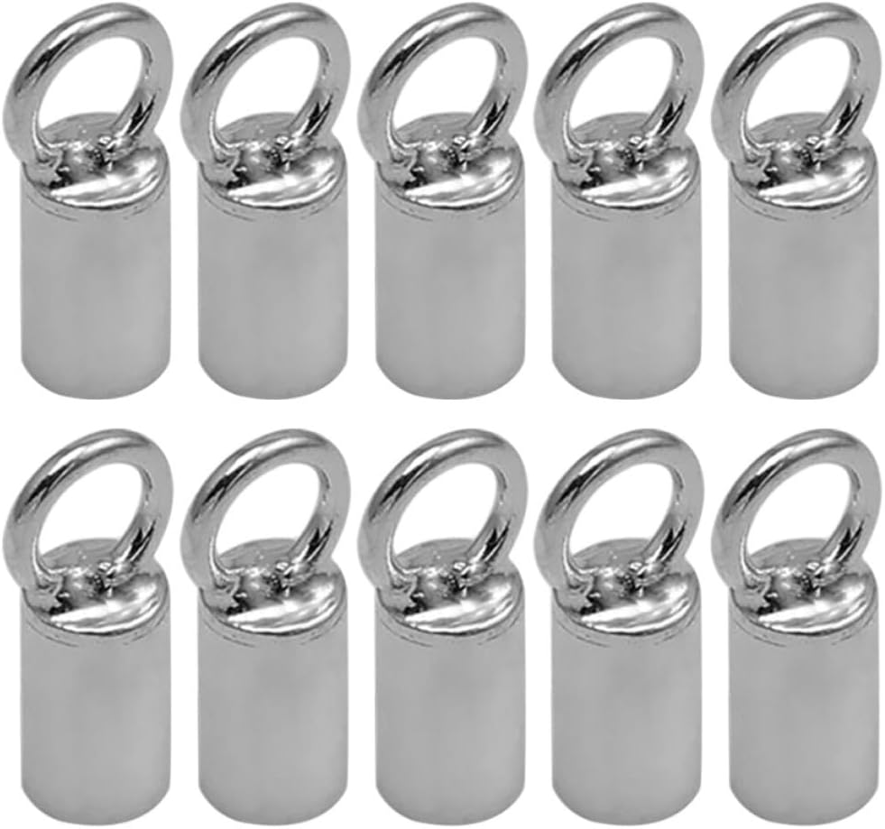 10pc Silver Bracelet End Clip Connector for DIY Anklet Jewelry