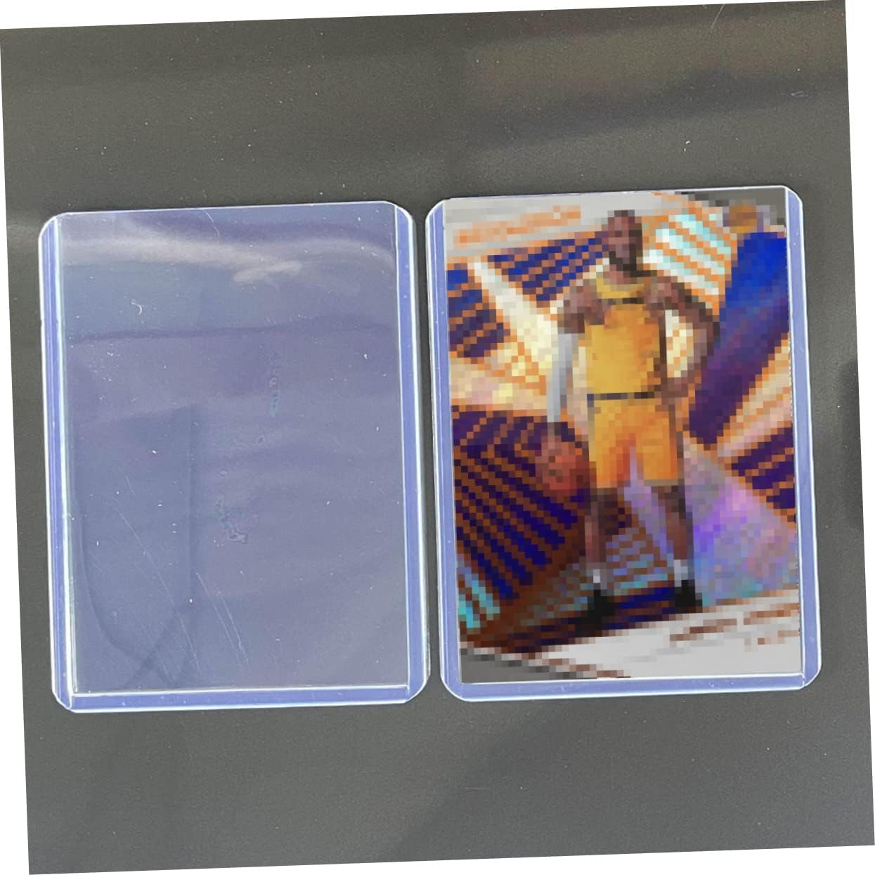 BESTonZON 100pcs Card Protector Sleeves for Trading Cards Transparent Anti-Scratch Covers Photos and Important Documents Lightweight and Portable Storage