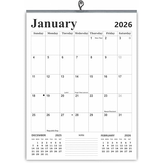 2026 Wall Planner 35x50 CM