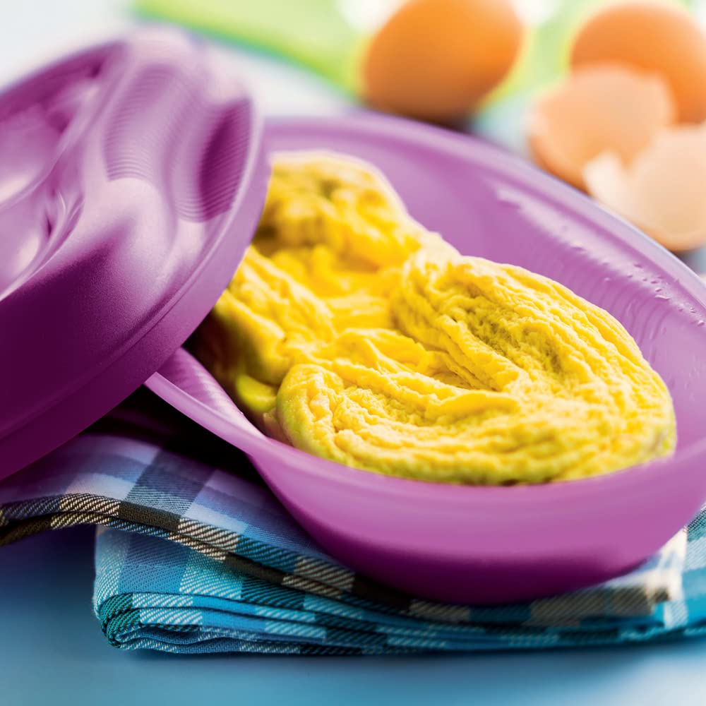 Tupperware Microwave Breakfast Omelette Maker – Purple
