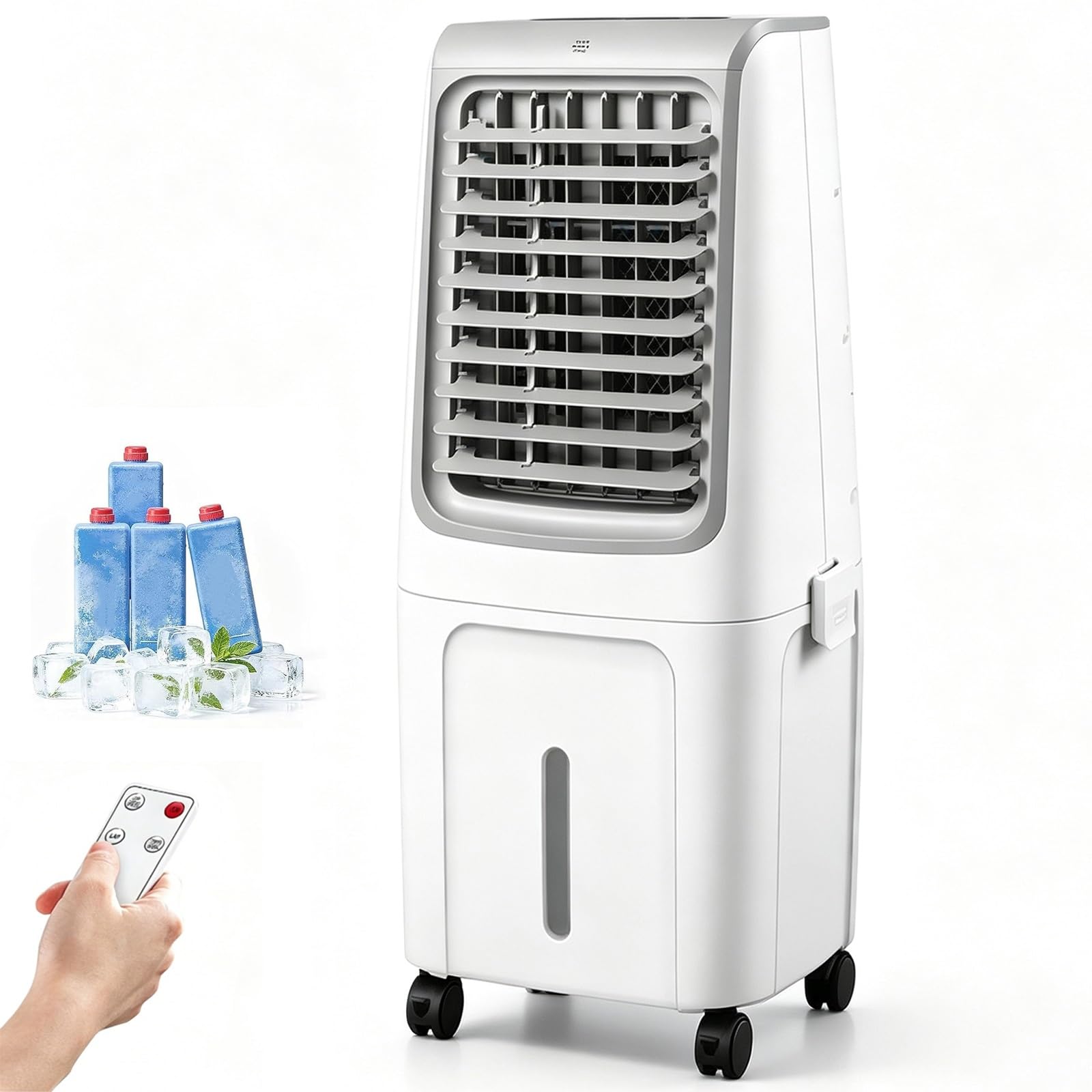 6.6 Gal Evaporative Air Cooler, Portable Air Conditioners, 12 H Timer