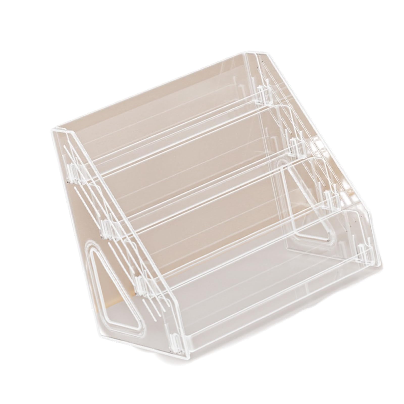 Msioytog Multilayer Trading Card Stand Stand Clear Acrylic Card Display Shelf for Collectible Baseball Basketball Trading Cards Basketball Owner