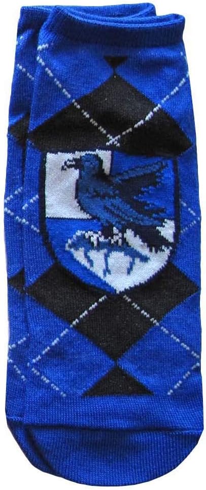 Hyp Harry Potter House Crests Argyle Pattern Juniors/Womens 5 Pack Ankle Socks - Image 6