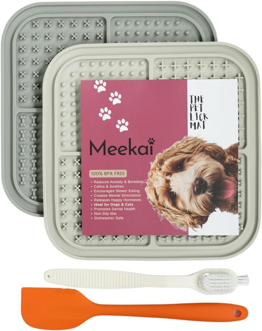 Doggyfam Suction Lick Mat for Dogs Calming Silicone Dog