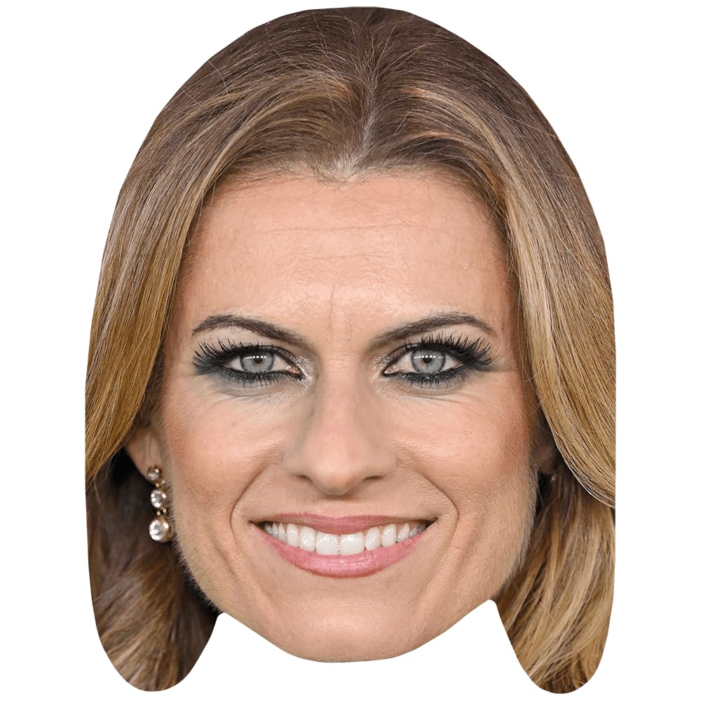 Karen Carney (Makeup) Celebrity Mask, Flat Card Face, Fancy Dress Mask