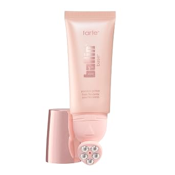 tarte ballin base poreless primer Rollerball Applicator to Help Lift, Sculpt & Depuff, Wear Under Foundation to Prime Skin with Niacinamide, Vegan & Cruelty-free