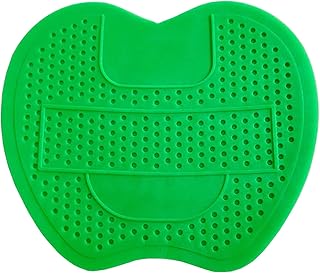 YNGJUENCP 10 Piezas por Paquete Alfombrillas De Urinario Perfumadas con Manzana, Bares, Baños Públicos, Rojo/Verde(Color:Verde)