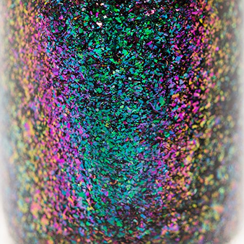 Image of ILNP Supernova - Green, Teal, Blue, Purple Ultra Chrome Color Shifting Flakie Nail Polish