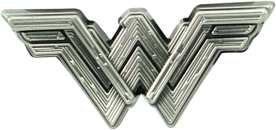 DC Wonder Woman Movie Logo Pewter Lapel Pin Novelty Accessory, Multi-Colored, 1" : Clothing, Shoes & Jewelry