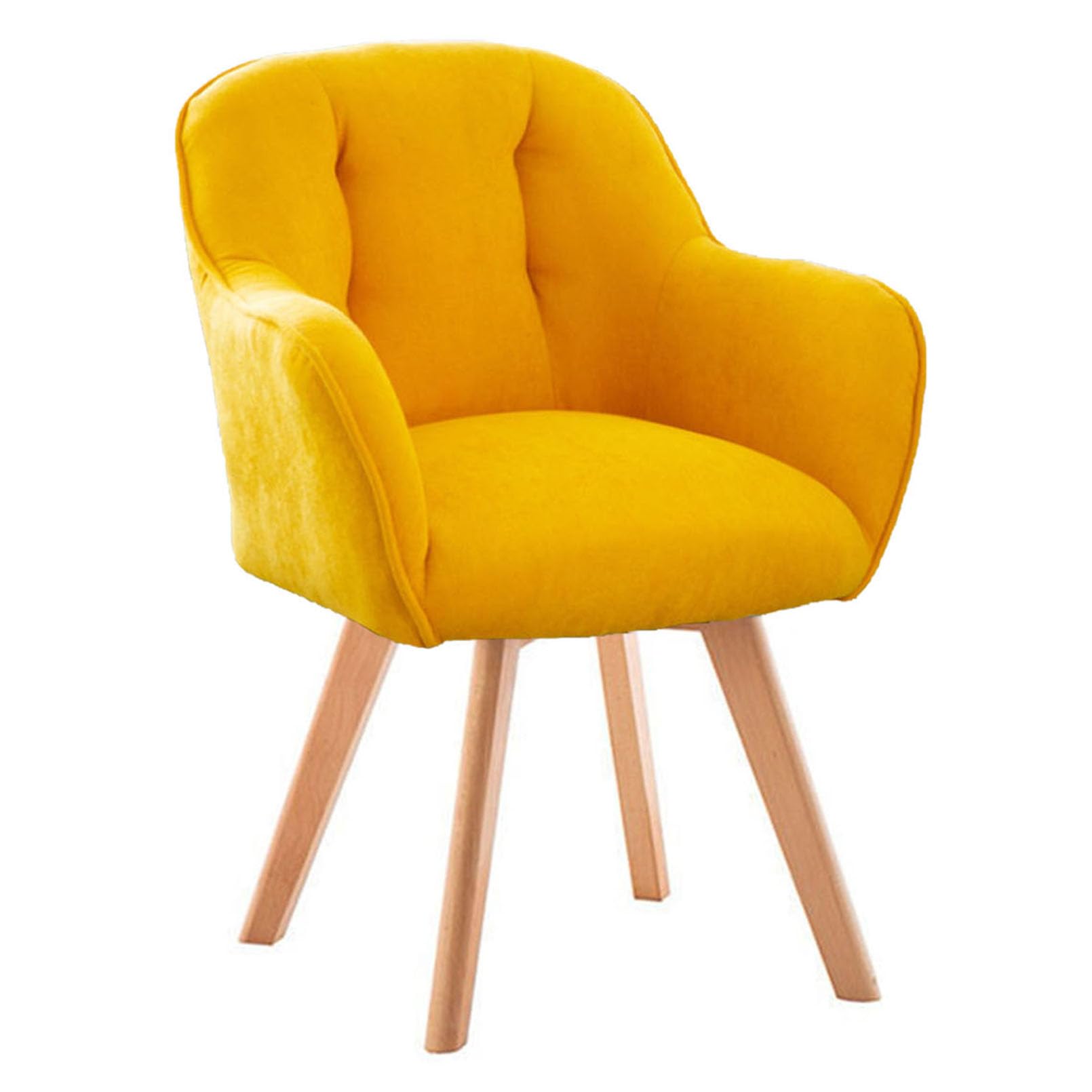 Fauteuil club pivotant rembourré pour salon et repas