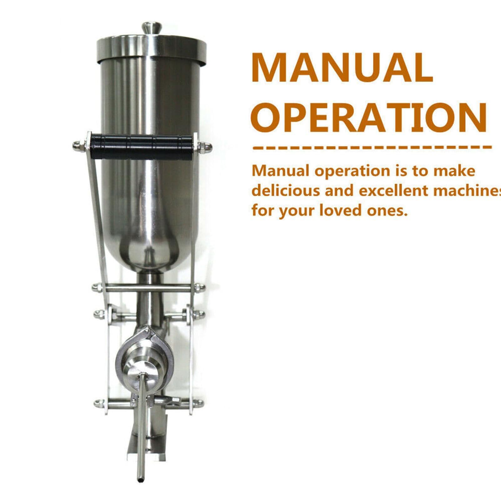 piudoiliy 5L Manual Machine Cream Jam Filling Machine Latin Fruit Churro Jam Filling Machine for Kitchen Restaurant with — view 4