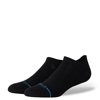 Stance Icon Low Tab Knee High Socks Shoes Black