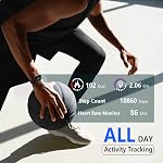 FITVII Slim Fitness Tracker with Blood Oxygen, Blood Pressure, 24/7 Heart Rate and Sleep Tracking, IP68 Waterproof Activity Trackers and Smart Watches with Step Tracker, Pedometer for Women Men