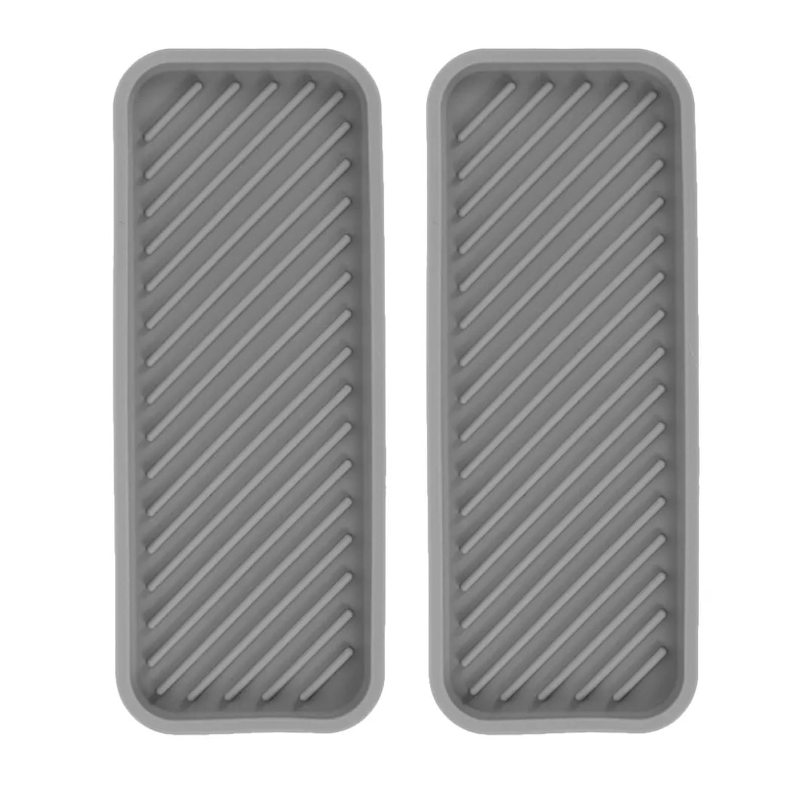Silicone Bathroom Tray 4pcs Rectangle Silicone Tray Bathroom Vanity Organizer