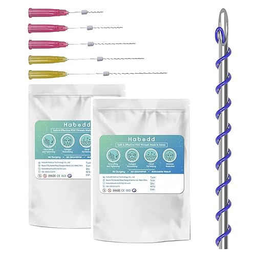 Roscas Pdo, hilos de tornillo PDO suavizando arrugas, tipo tornillo mono con punta afilada, hilos de elevación Pdo para levantamiento de cuerpo y