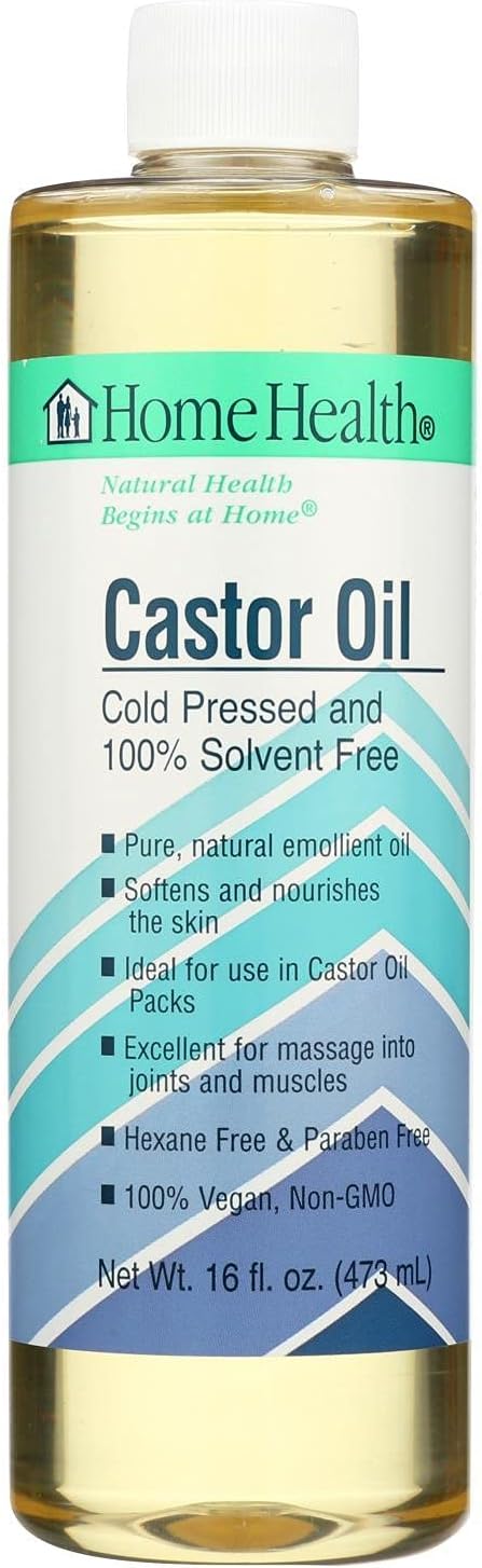 Castor Oil Home Health 16 oz Liquid
