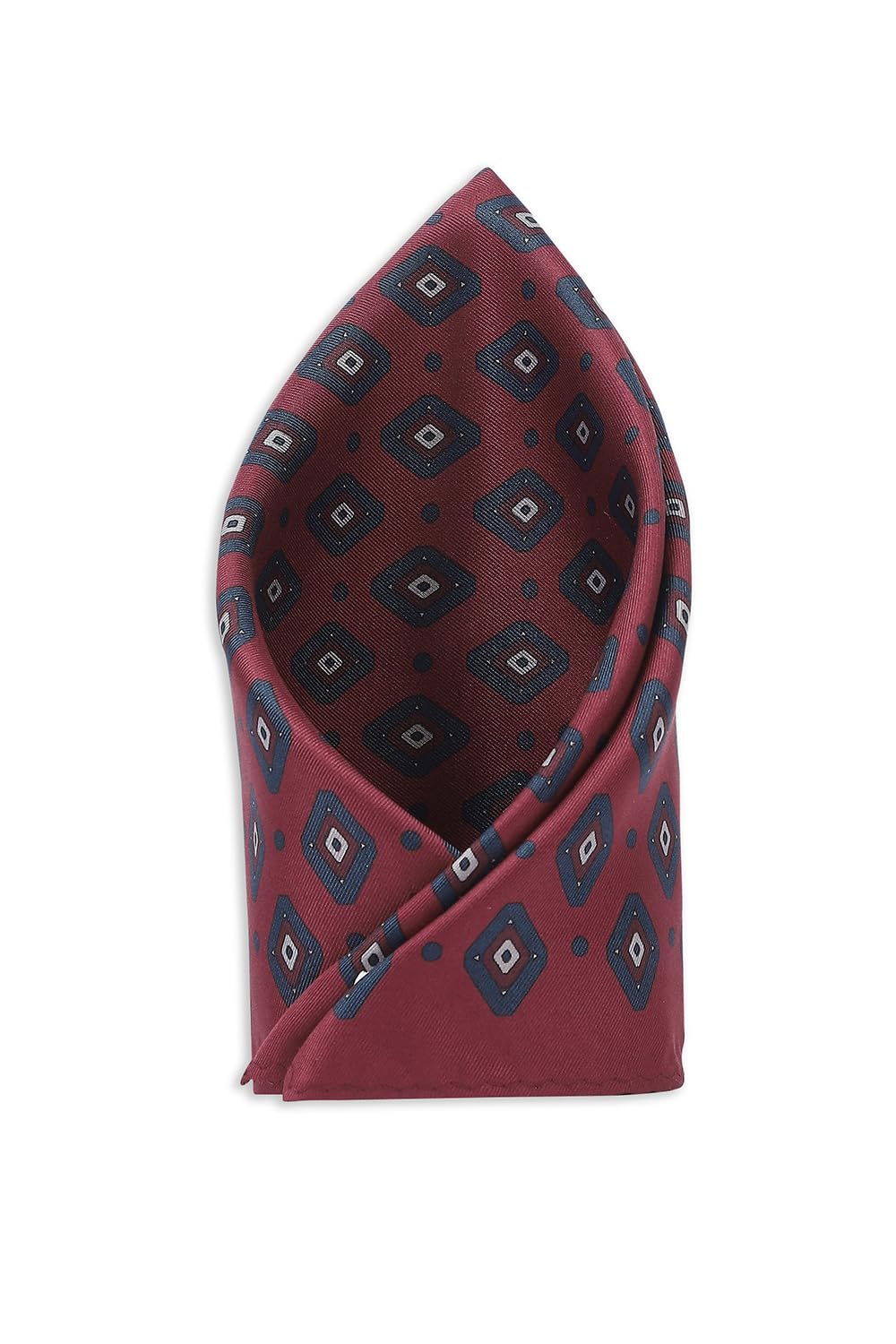 van heusen Men Maroon Print Party Pocket Square-picture-43