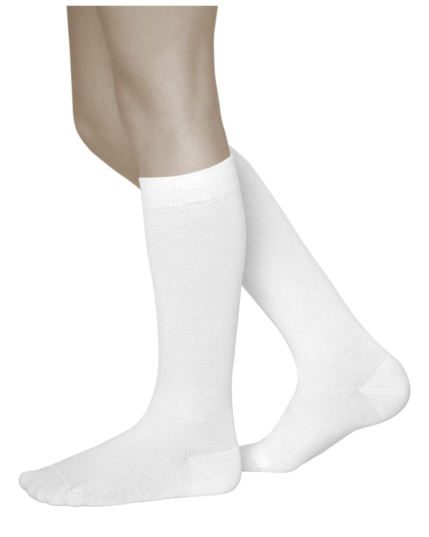 VITSOCKS Podkolanówki Bawełniane Dziecięce Unisex (3 PARY) Cienkie Miękkie Lekkie