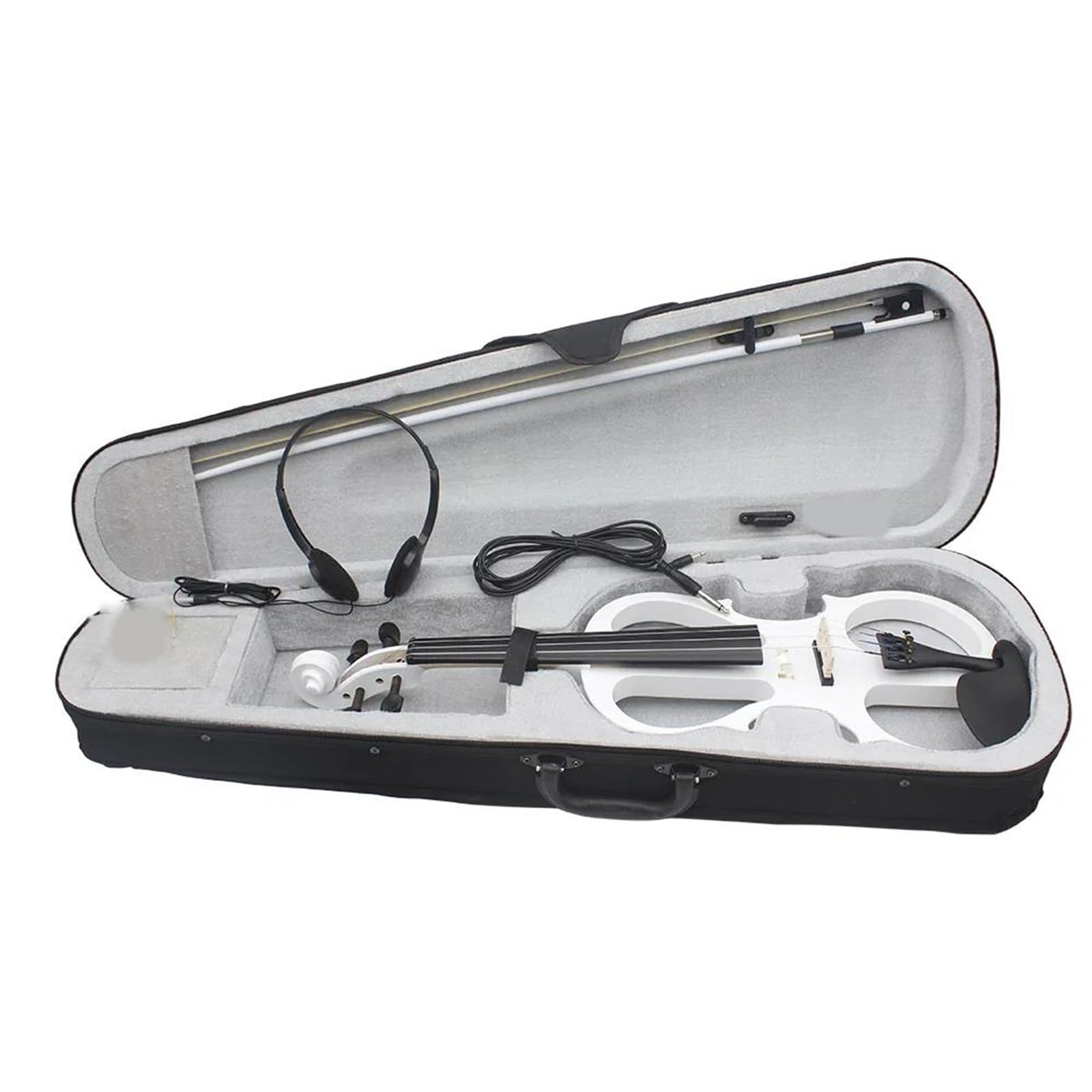 Skrzypce Dorosłych Profesjonalne Skrzypce Elektryczne Klasy 4/4 | Przyjazny dla początkujących, z cichą pracą(4-4 violin set)