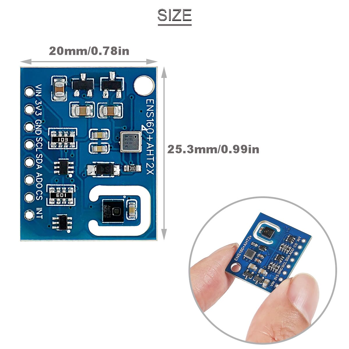 Capteur Numérique Température/humidité Binghe - 3 Pièces - Compatible Arduino - Précision ±3% HR, ±0,5°C Capteur Capacitif 4 Broches
