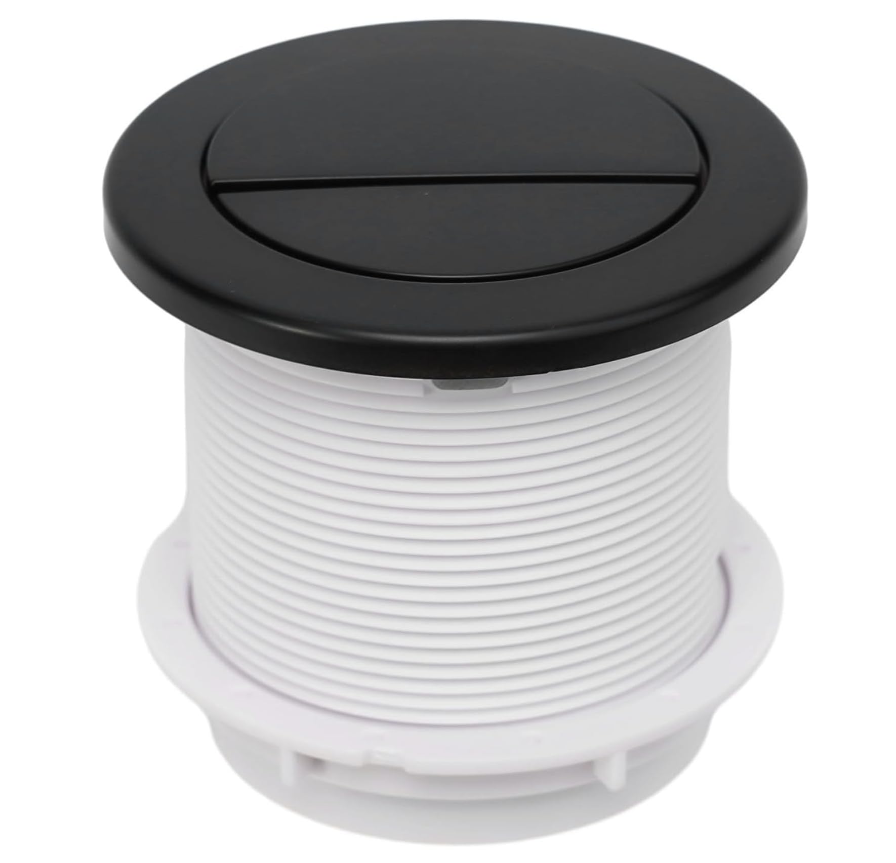 Sistema de descarga doble de 3/6 con botón negro mate para cisterna oculta