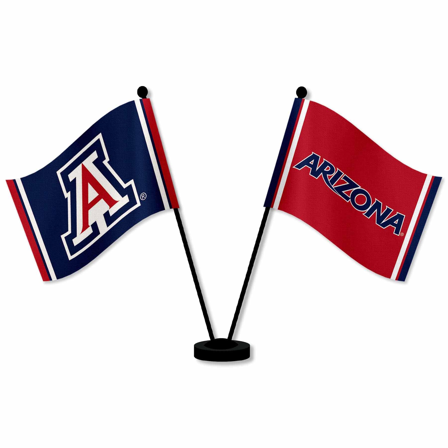 Drapeaux de bureau Arizona Wildcats cadeau idéal pour anniversaire de passionné