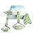 kimkoo Jade Roller and Gua Sha for Face-3 in 1 Kit with Facial Massager Tool,100% Real Natural Jade Stone Anti Aging,Face Beauty Set for Eye Anti-Wrinkle