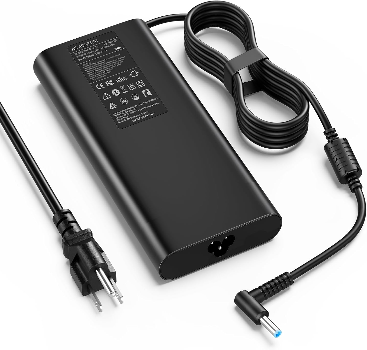 150W Charger for HP OMEN 15 17 Pavilion Gaming 15 ZBook Studio G3 G4 G5 G6 G7 G8 Fury Victus 16 - VUOHOEG 19.5V 7.7A Laptop Power Supply Cord - [4.5mm Blue Tip] - Replaces TPN-DA09 917677-003
