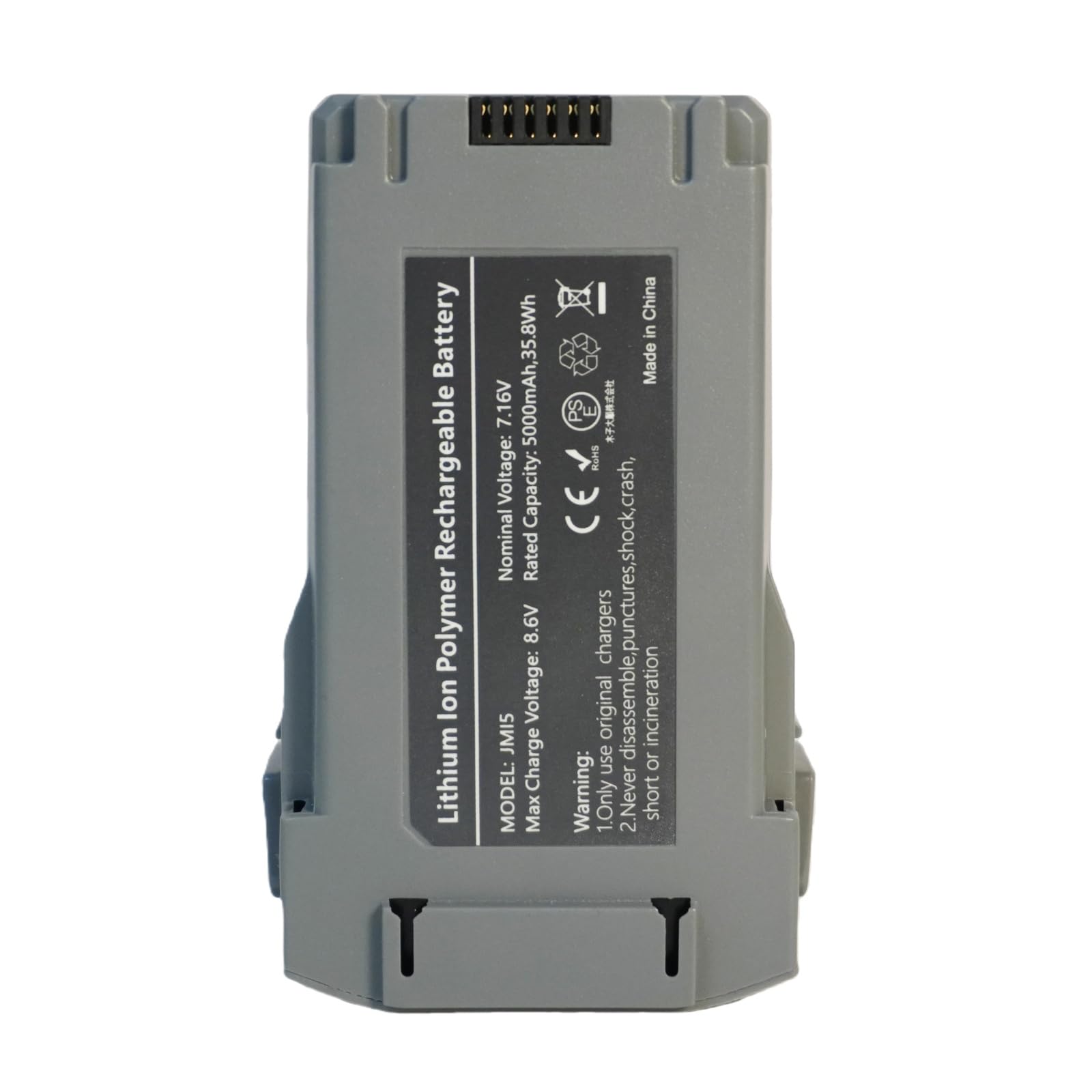JMI5 Batería Plus de Repuesto | Recambio para dji Mini 5 Pro Intelligent Flight Series (7.16V 35.8Wh)