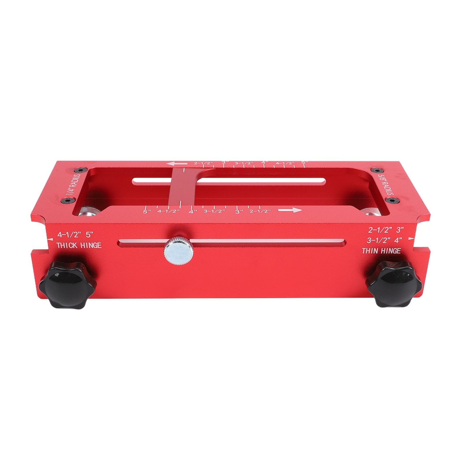 Walfront Szablon Wiertarski z Aluminiowego Stopu do Zawiasów Kwadratowych