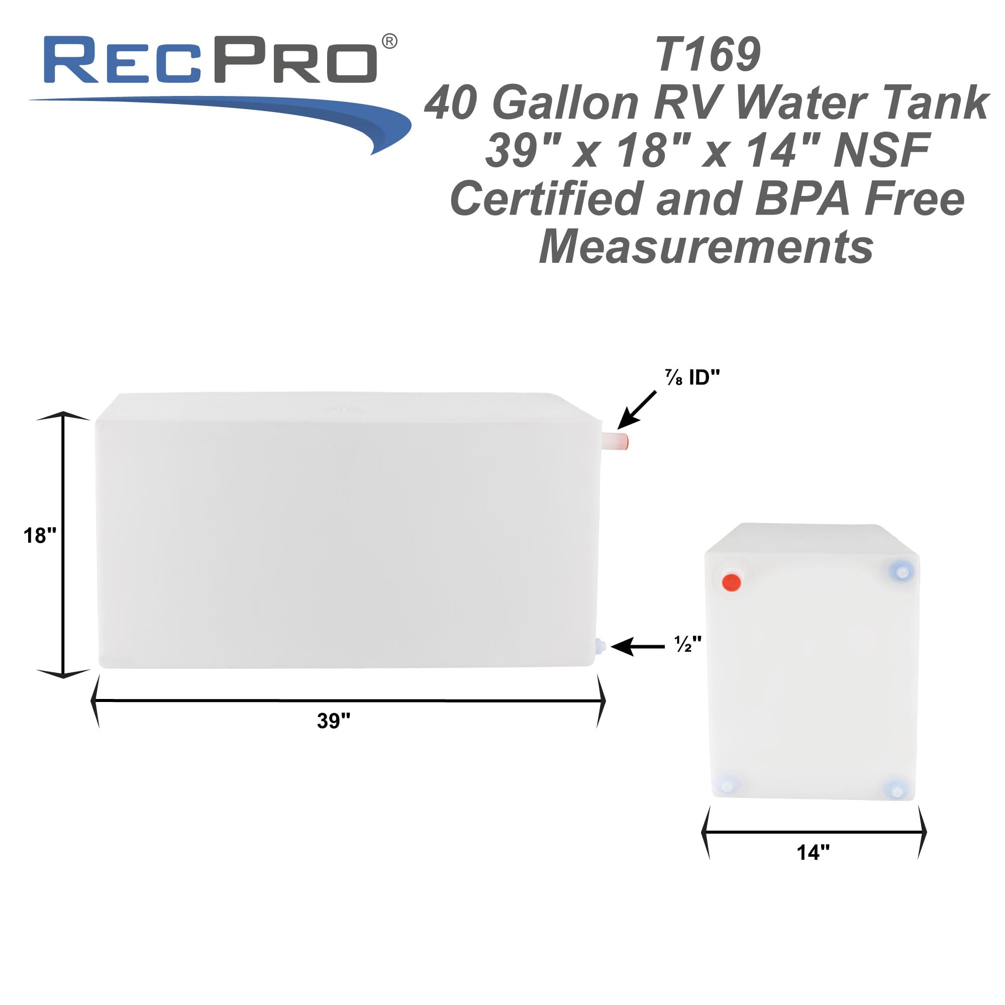 Timber Ridge Rv Freshwater Tank Snapklik.com : RV Fresh Water Tank 42 Gallon For Drinking And Potable ...