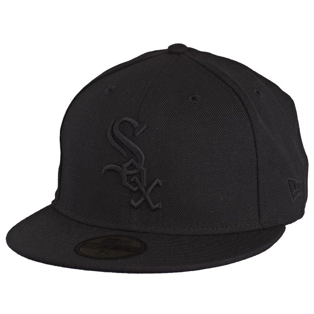 New Era Chicago White Sox MLB Black On Black 59fifty Cap 7 1/8-57cm (M)