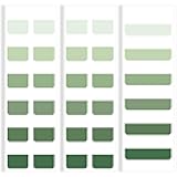 Janlaugh 300 Pcs Sticky Index Book Tabs Bible Tabs Gradient Repositionable Page Tab Labels for Notebooks File Classification(Sage Green)