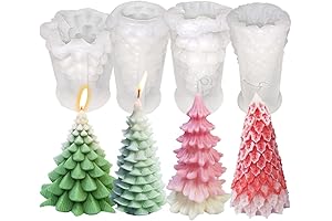 4PCS Christmas Tree Silicone Mold