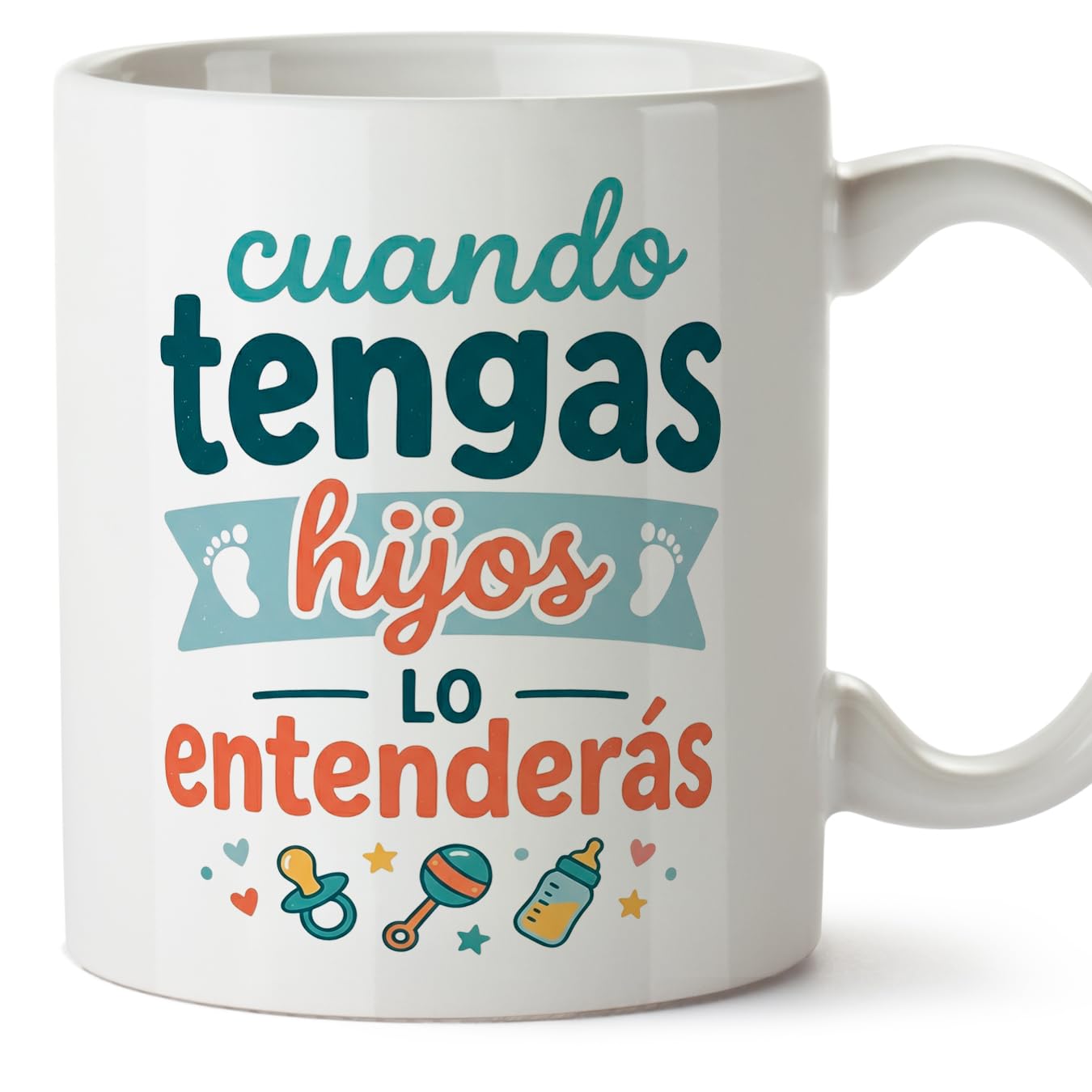 MUGFFINS Taza mamá con frase Para la mejor mamá del mundo en Español | regalo madre | 330 Ml 11 oz | Idea original para regalar | progenitores v3 — view 18