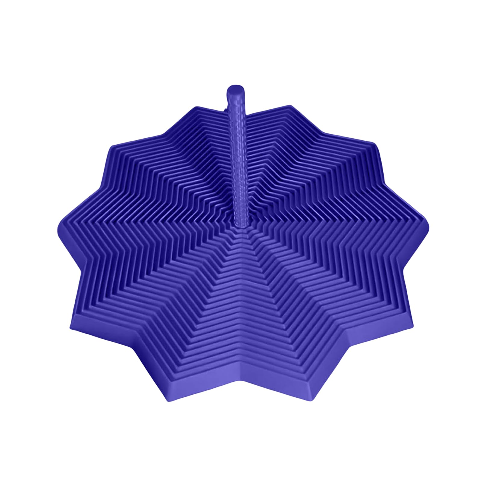 Fractal Sensory Fidget Star - 3D Printed Expanded Fractal Fidget Star with Handle,Stress Relief Hexagon Geometric Sensory Toy for Autism Anxiety for Adults (Purple, 12cm)