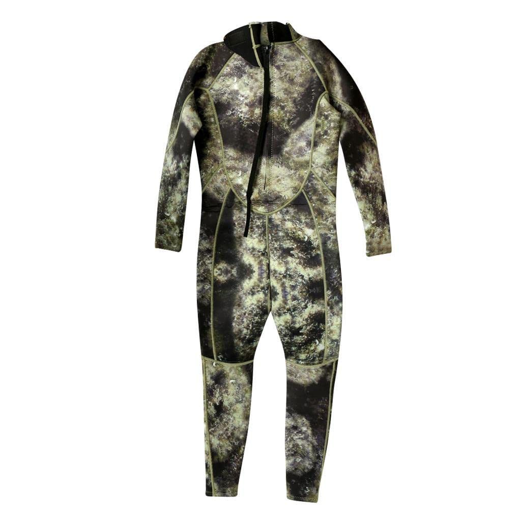 Calandis 3mm Camo Men Full Wetsuits for Scuba Diving Surfing Spearfishing XL