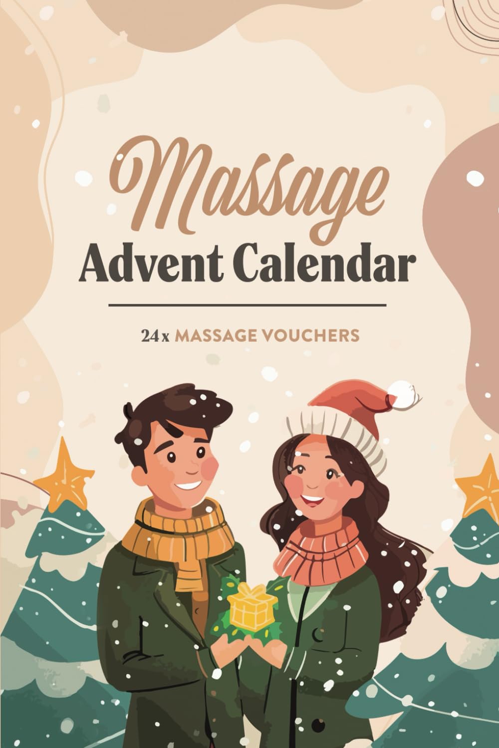 Massage Advent Calendar 24x Massage Vouchers: For Couples With 24 Massage Coupons - Present For Your Partner - For Christmas / Advent Time